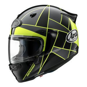 Arai Quantic Peak Motorcycle Helmet - Yellow 1
