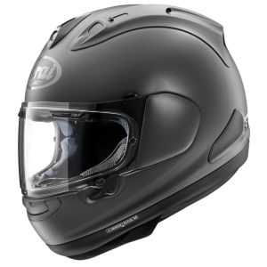 Arai RX-7V Evo Plain Motorcycle Helmet - Frost Gun Metallic 1