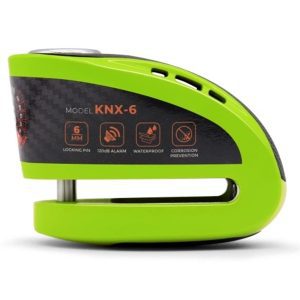 Kovix Overlord KNX6 Motorcycle Alarm Disc Lock 6mm Green 1