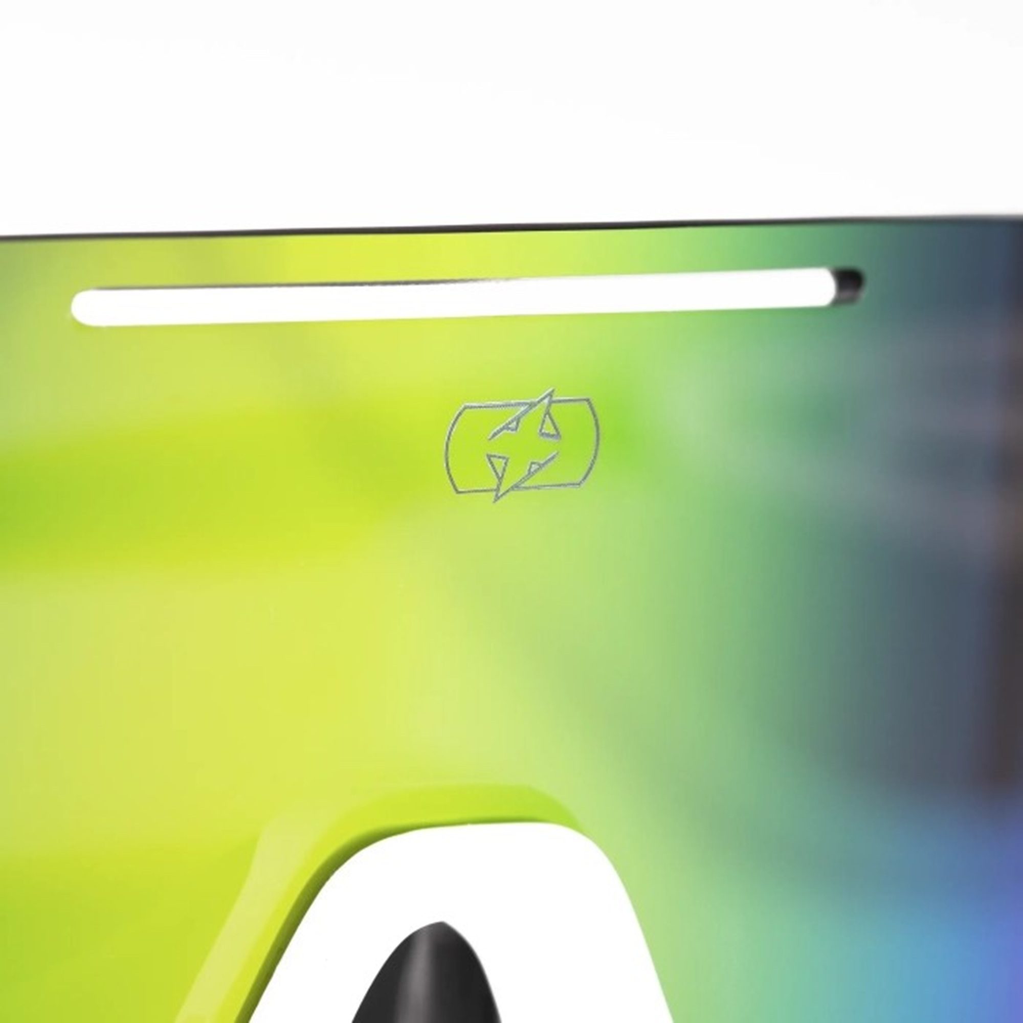Oxford Corsa Motorcycle Sunglasses White Rainbow Lens 3