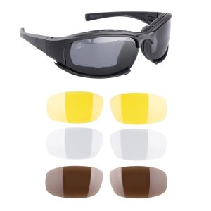 Oxford Enforcer Polarised Motorcycle Sunglasses - 3 Lenses 1