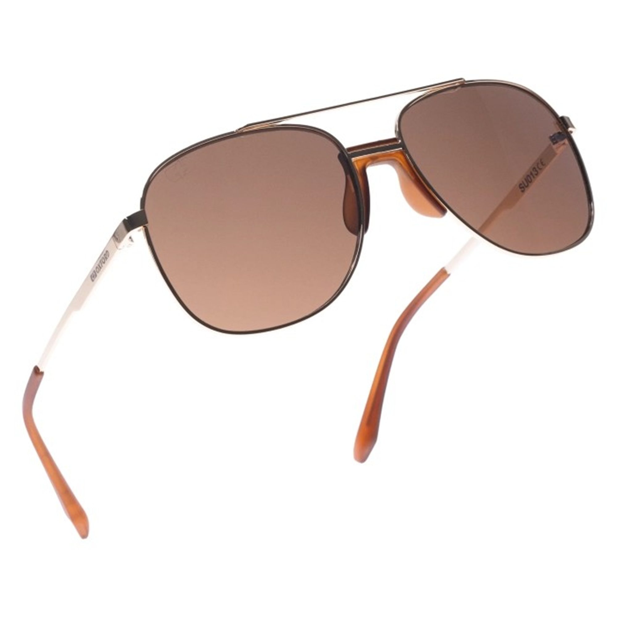 Oxford Force One Motorcycle Sunglasses Gold Metal Brown Lens 2
