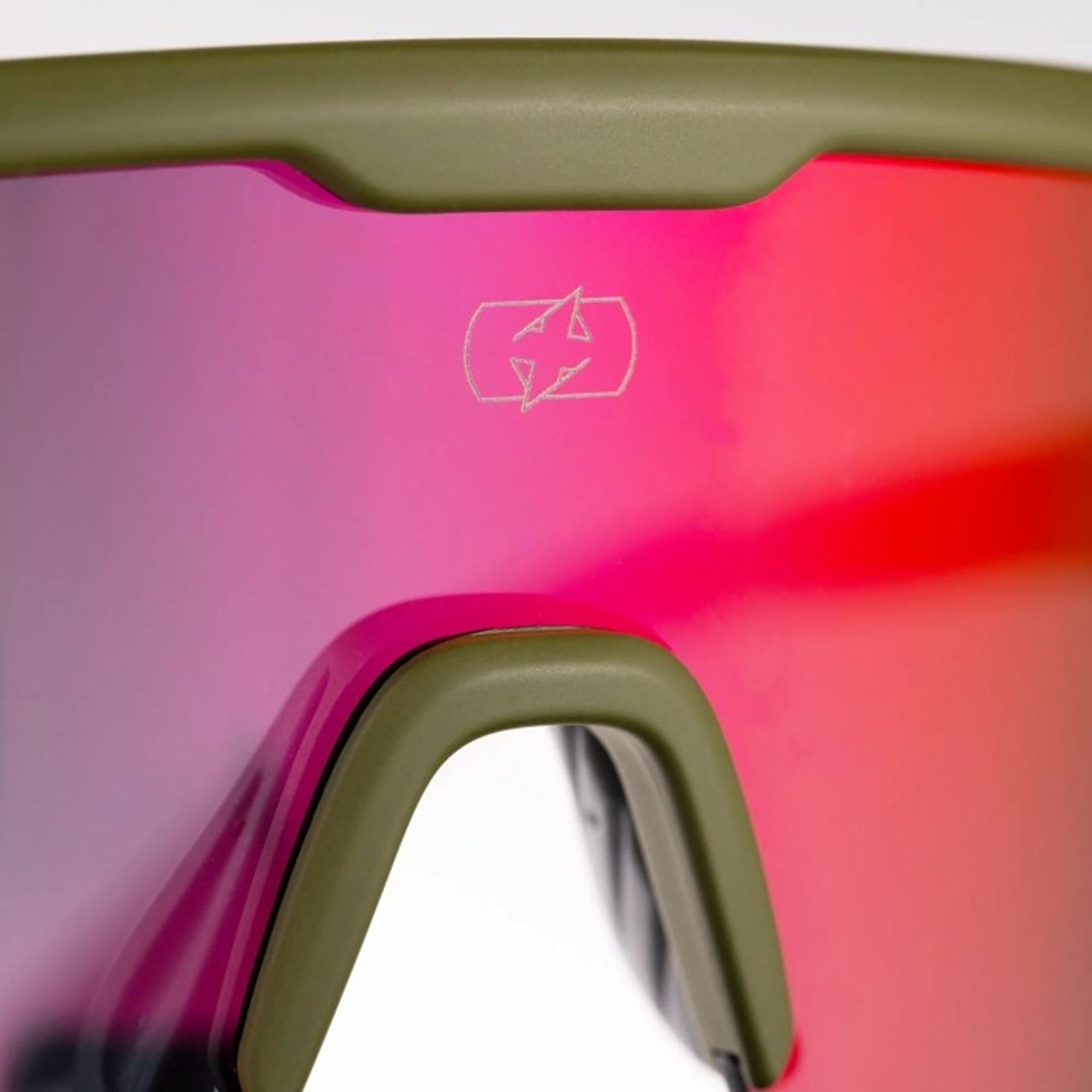 Oxford Pave Motorcycle Sunglasses Green Orange Mirror Lens 3