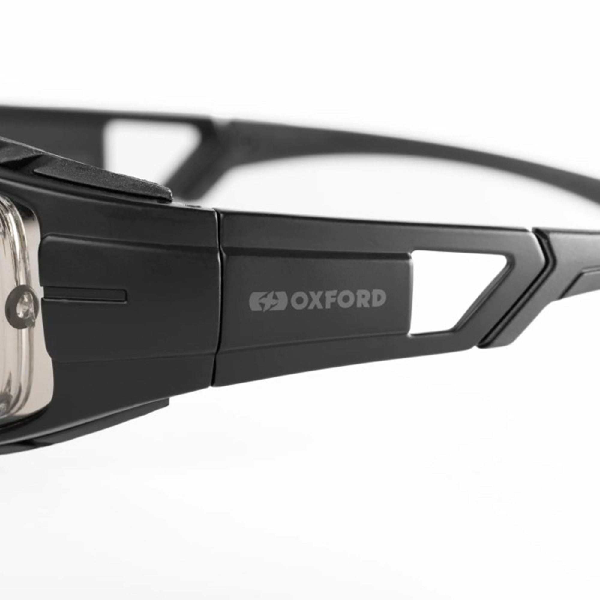 Oxford Transformer Polarised Auto-Tint Motorcycle Sunglasses + Lens Insert 4
