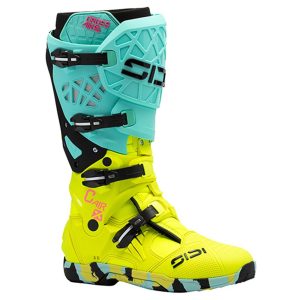 Sidi Crossair X Motorcycle Boots - Mint Fluo 1