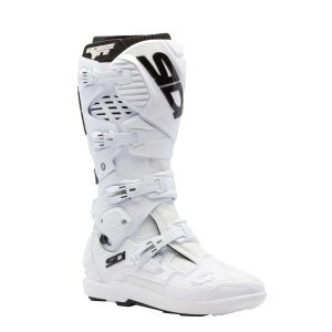 Sidi Crossfire 3 SRS Motorcycle Boots - White Black 1