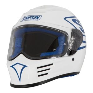 Simpson Speed 12 O Clock Motorcycle Helmet - Pearl 1
