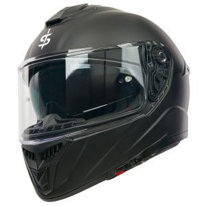 Spada Blade Plain Motorcycle Helmet - Matt Black 1