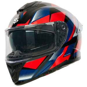Spada Blade Sabre Motorcycle Helmet Black Blue Red 1