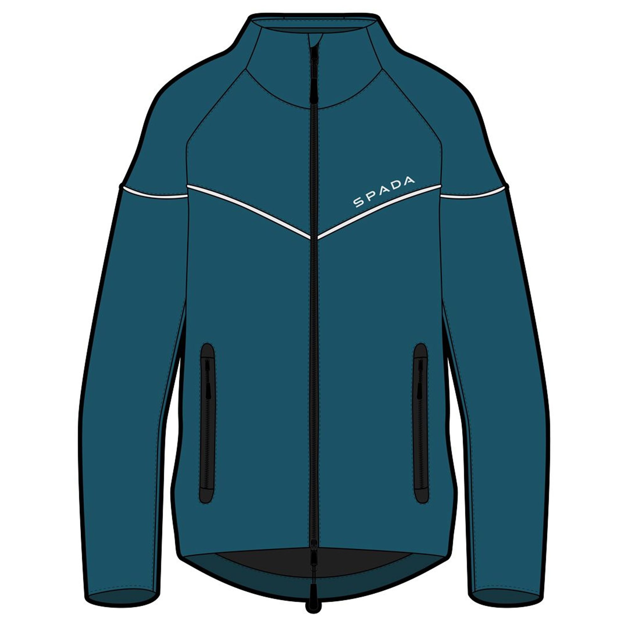 Spada Dash Women's Waterproof Motorcycle Jacket - Coral Blue 1