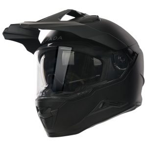Spada Nitride Plain Motorcycle Helmet - Matt Black 1
