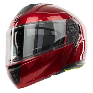 Spada Orion 2 Plain Motorcycle Helmet - Cardinal Red 1
