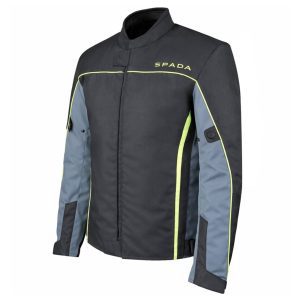 Spada Pace Rev.2 Waterproof Motorcycle Jacket - Black Grey Fluo 1