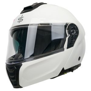 Spada Sirius Plain Motorcycle Helmet - White 1