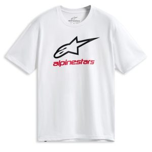 Alpinestars Always 2.0 CSF Motorcycle Tee White Black Red 1