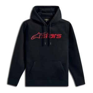 Alpinestars Blaze v3 Motorcycle Hoodie - Black Red 1