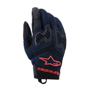 Alpinestars Manti Air Motorcycle Gloves Deep Blue Red Fluo 1