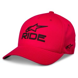 Alpinestars Ride Sonic Motorcycle Hat Red Black 1