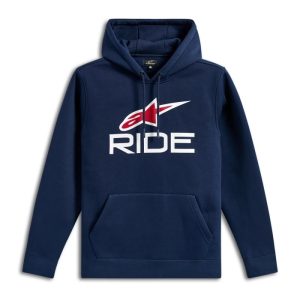 Alpinestars Ride v3 Motorcycle Hoodie Navy White Red 1