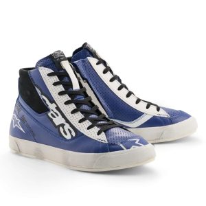 Alpinestars Stated Flair Motorcycle Boots - Blue White Black 1