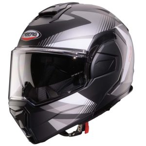 Caberg Trip Lunar Motorcycle Helmet - Black Grey White Anthracite 1