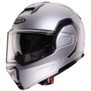 Caberg Trip Plain Motorcycle Helmet - Matt Silver 1