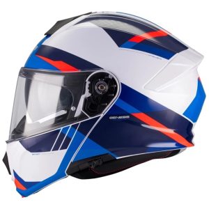 MT Genesis R Cheeky Motorcycle Helmet – White/Blue/Red MT Genesis R Cheeky Motorcycle Helmet - White Blue Red 1