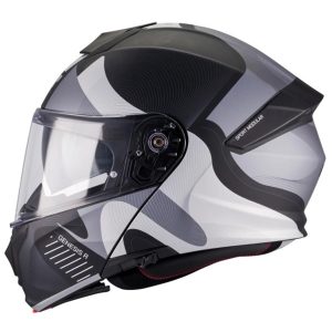 MT Genesis R Lancer Motorcycle Helmet – Matt Black/Grey MT Genesis R Lancer Motorcycle Helmet Matt Black Grey 1