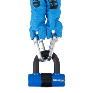 Oxford HD Motorcycle Chain & Lock – Blue Oxford HD Motorcycle Chain & Lock - Blue 1