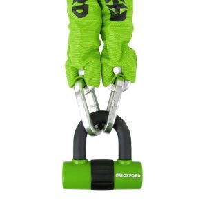 Oxford HD Motorcycle Chain & Lock – Green Oxford HD Motorcycle Chain & Lock - Green 1