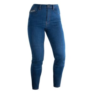 Oxford Original AA Super Stretch Women’s Motorcycle Jeans - Mid Blue 1