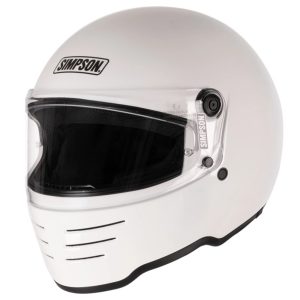 Simpson M62 Plain Motorcycle Helmet - White 1