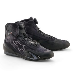 Alpinestars Celer Superair Motorcycle Boots – Black/Dark Grey Alpinestars Celer Superair Motorcycle Boots Black Dark Grey 1