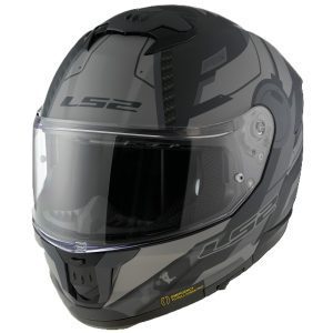 LS2 FF808 Stream II Shadow Motorcycle Helmet 1