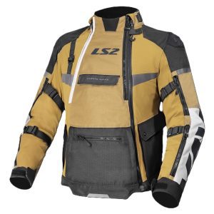 LS2 X-Master Motorcycle Jacket Sand Black Grey 1
