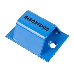Oxford Brute Force Motorcycle Ground Anchor Blue 1