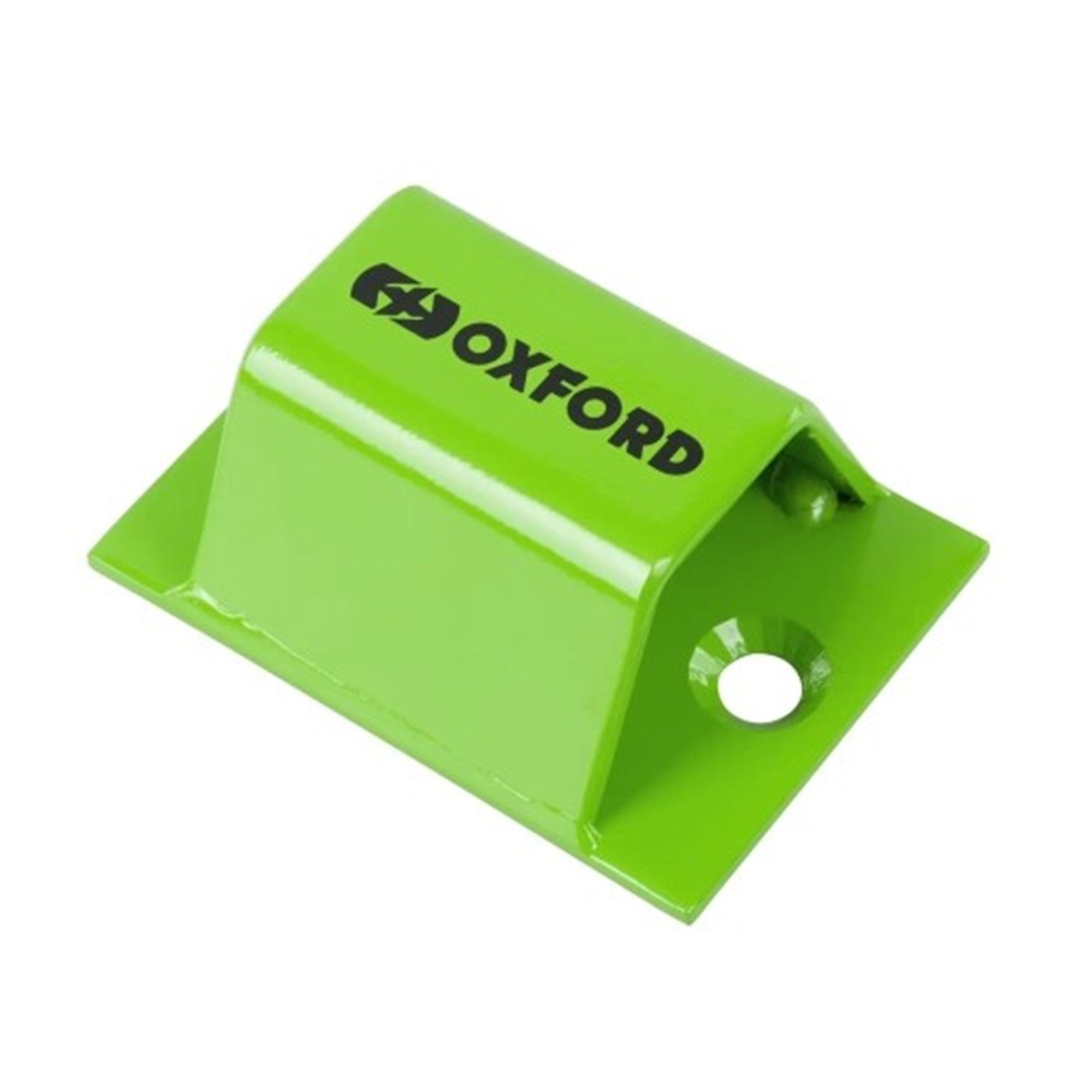 Oxford Brute Force Motorcycle Ground Anchor - Green 1