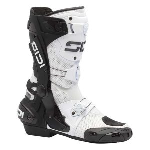 Sidi Rex Air Motorcycle Boots - White Black 1