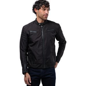 Spada Cafe Flux Motorcycle Jacket - Black