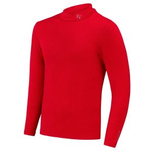 Zerofit Move Heatrub Long Sleeve Motorcycle Base Layer Top - Red 1